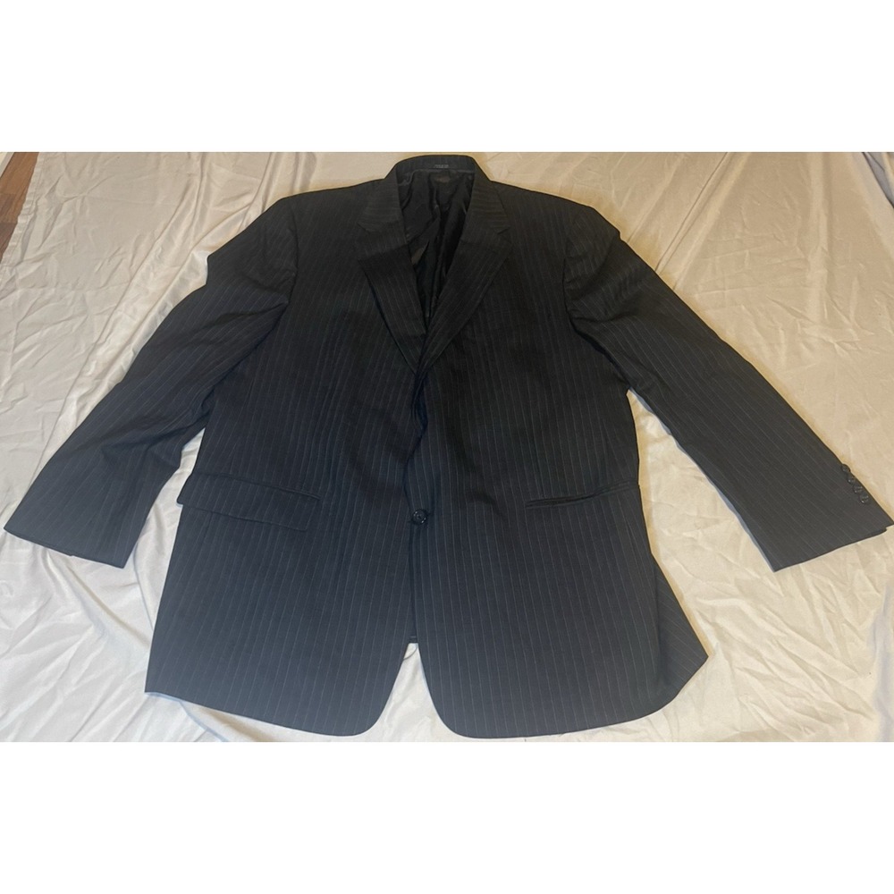 Hart Schaffner Marx Suit Jacket Mens 40 Gray Wool 2 Button Made USA Nordstrom